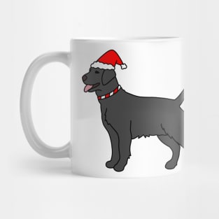 Black Christmas Dog Mug